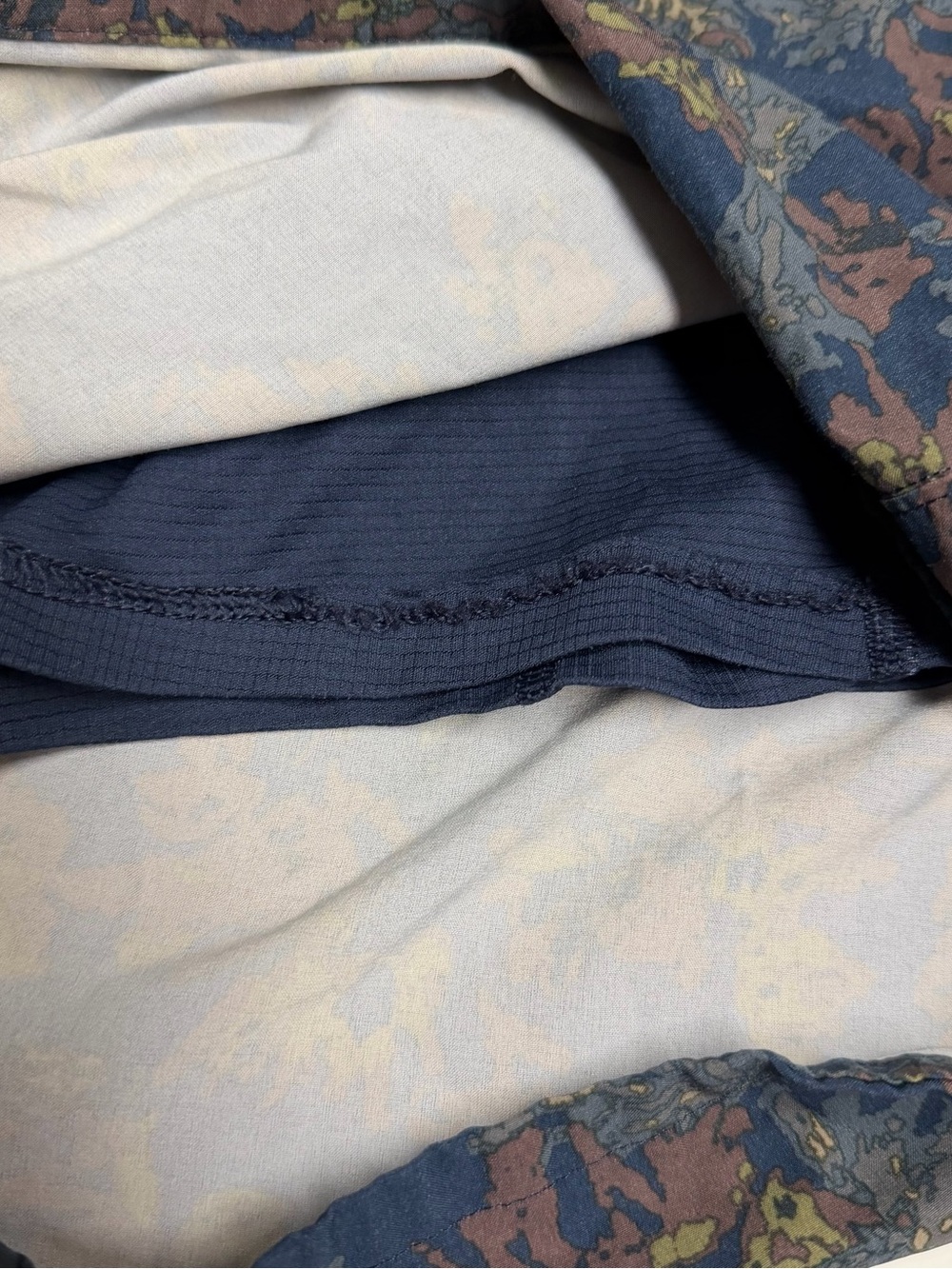 Patagonia Blue Multicolor Camouflage Swim Shorts - Picture 6 of 8